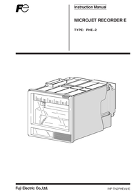 Thumbnail of document Manual - PHE Strip Chart Recorder